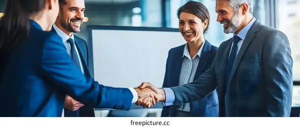 Successful Business Deal Handshake