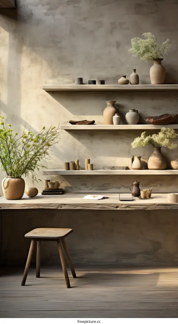 A Beautiful Image of a Minimalist Kitchen