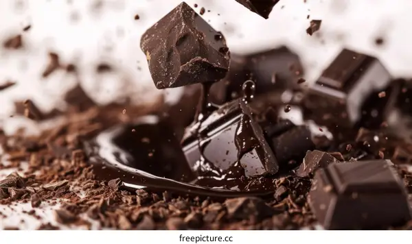 Rich Melted Chocolate