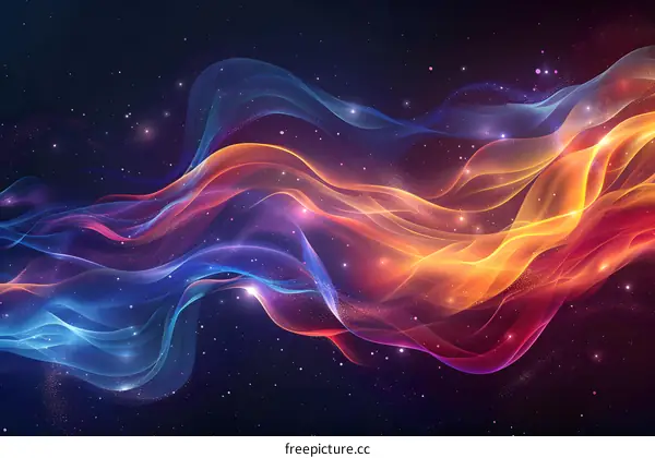 Wavy abstract background