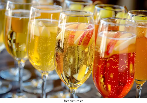 Apple Cider Mimosa Cocktail Drinks