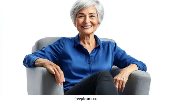 Portrait of a Smiling Senior Woman