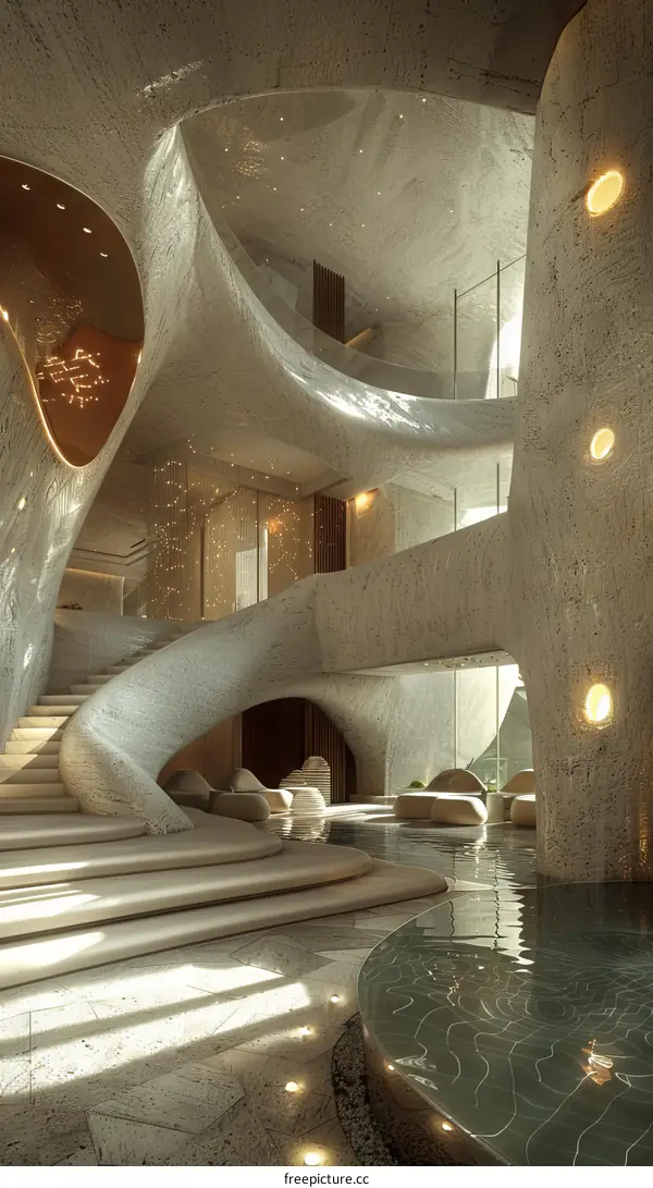 Modern Hotel Lobby Interior Design: Architecture Photography