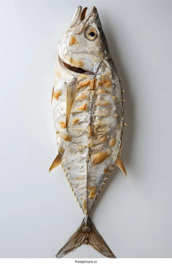 Dried and salted yellowfin tuna