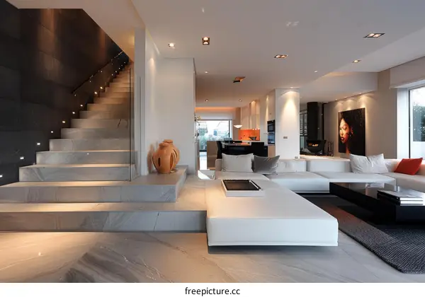 Modern Minimalist Villa Interior