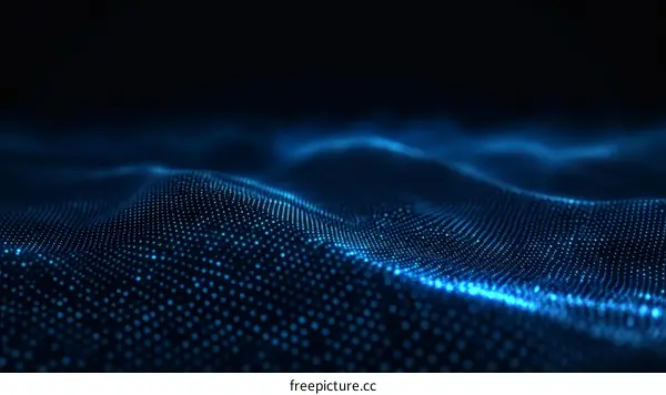 Abstract Digital Waveform Illustration