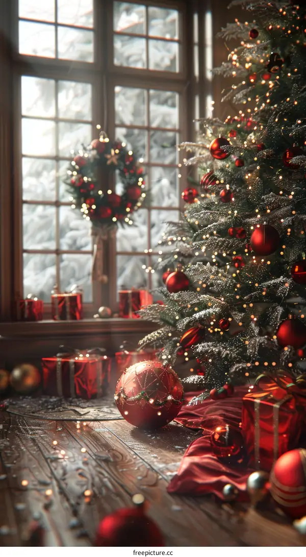 Christmas Tree with Presents