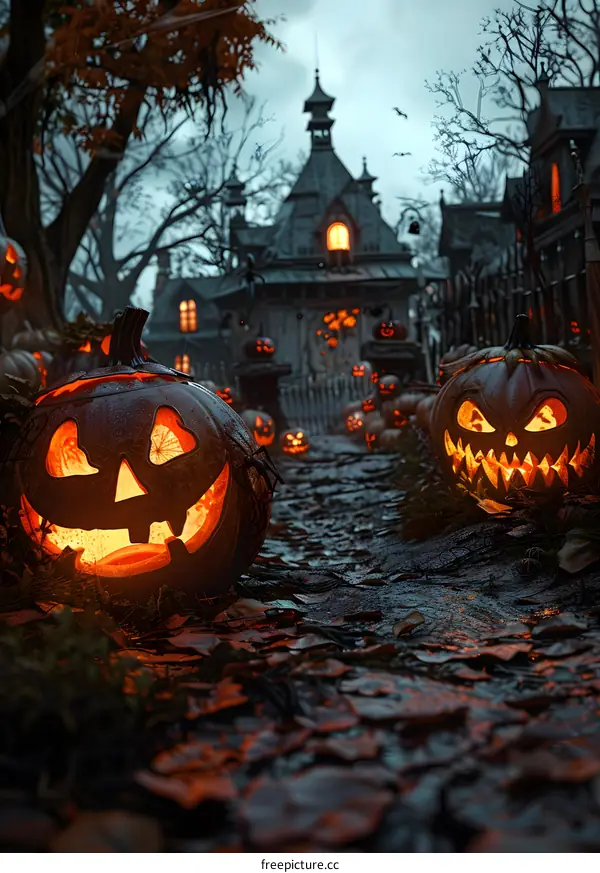 Halloween Pumpkin Jack-o-lantern