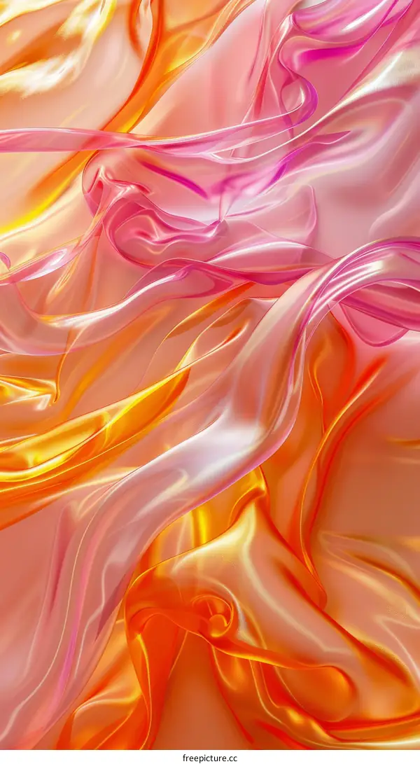 Colorful abstract background with soft folds