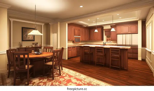 Kitchen and Dining Room Interior Design