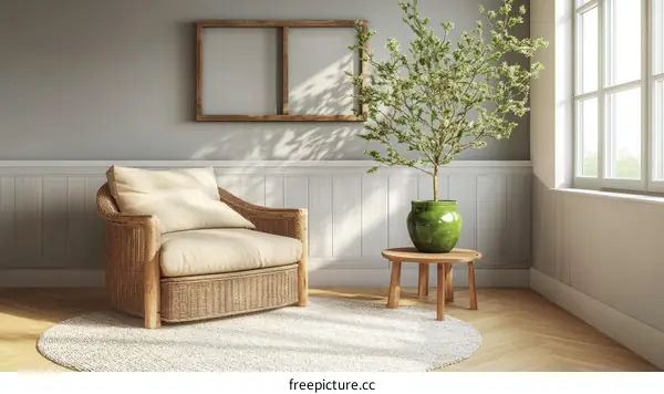 Modern Rustic Living Room Interior Design