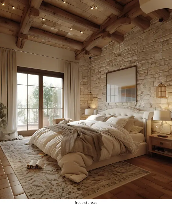 Cozy Rustic Bedroom Interior Design