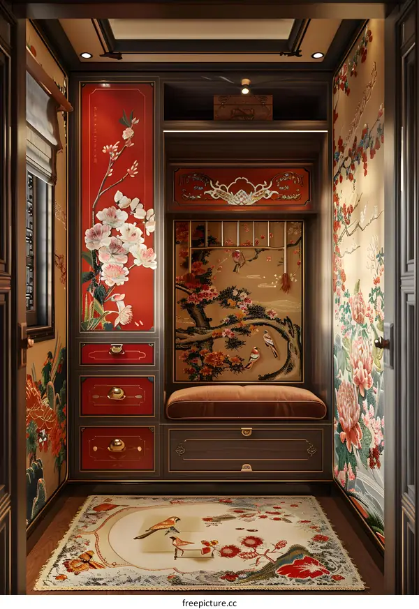 Chinese style decorative painting