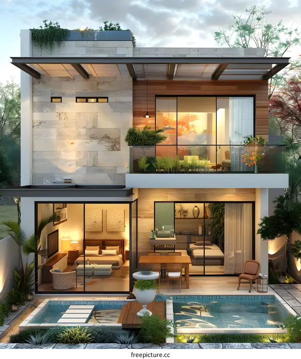 Modern residential architecture