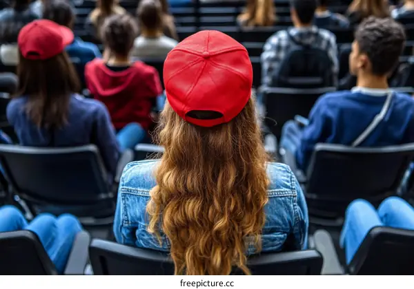 Audience in a Meeting or Lecture Hall