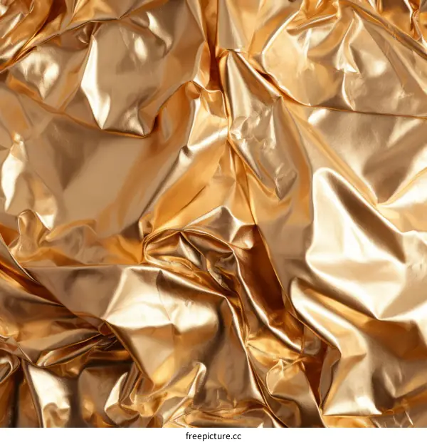 Golden Fabric Creases