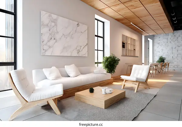 Modern Minimalist Living Room Interior Design