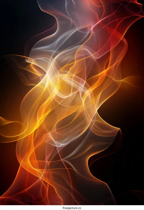 Abstract Energy Flow Art Design