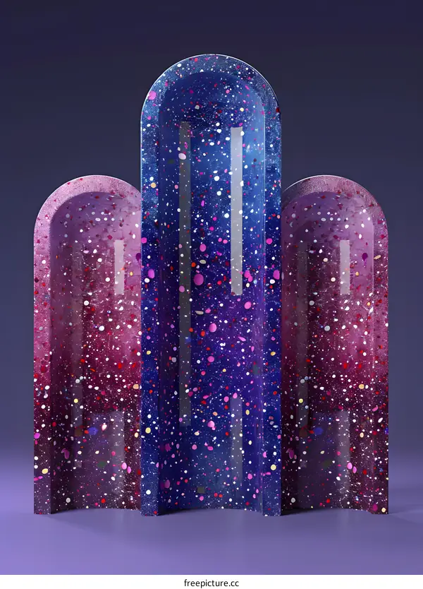 Abstract Colorful Geometric Shapes