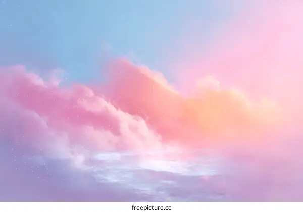 Pastel Dreamy Cloudscape