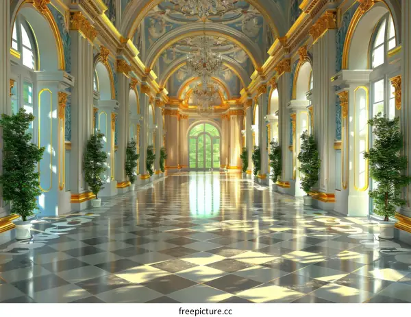 Versailles Palace's Grand Hall