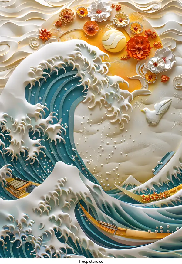 ukiyoe the great wave off kanagawa