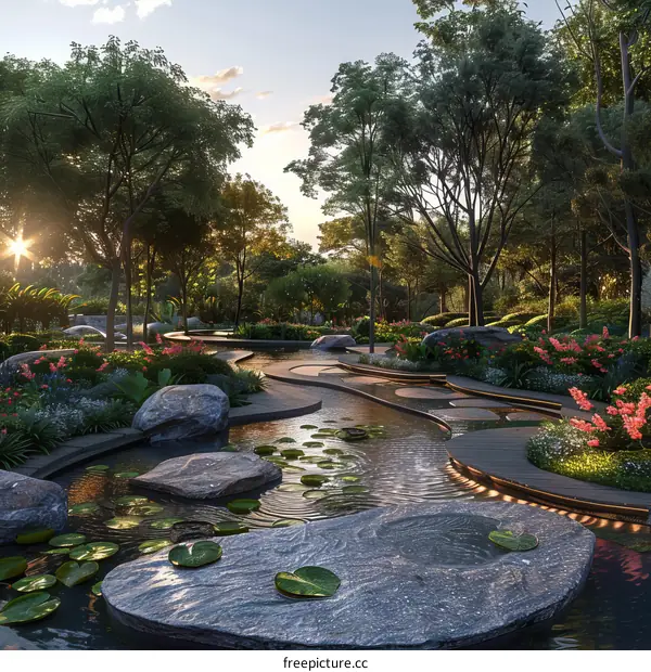 Landscape Garden Design Effect