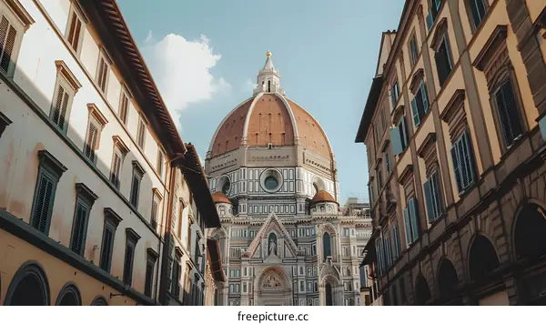 Stunning View of the Dome of Florence Cathedral