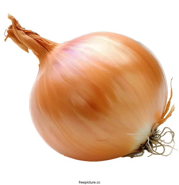 [Transparent Background PNG]Single Onion on White Background