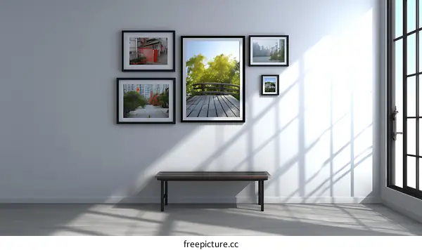 Modern Interior Design with Framed Pictures