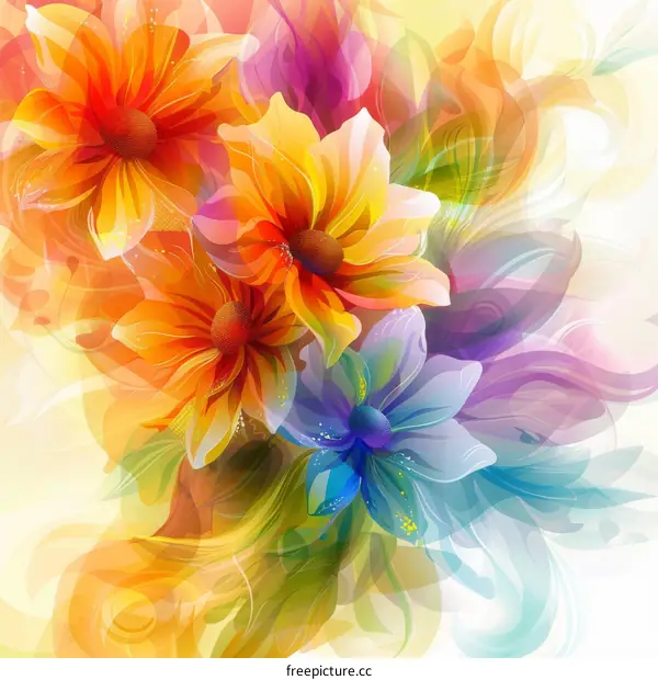 Colorful Flowers in Nature