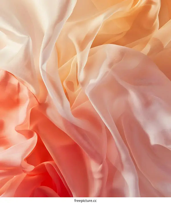 Abstract Background with White and Orange Gradient