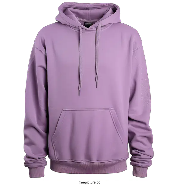 [Transparent Background PNG]Purple Hoodie Isolated on transparent background