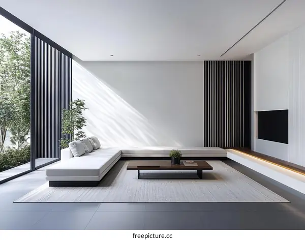 Modern Minimalist Living Room Interior Design