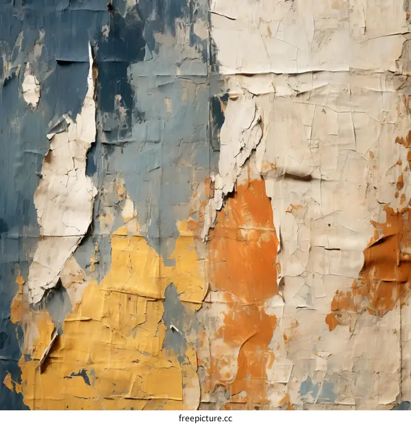 Colorful Weathered Wall Texture