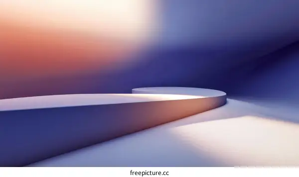 Abstract Geometric Product Display Platform