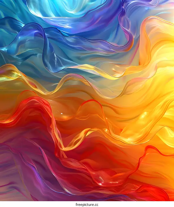 Colorful abstract painting