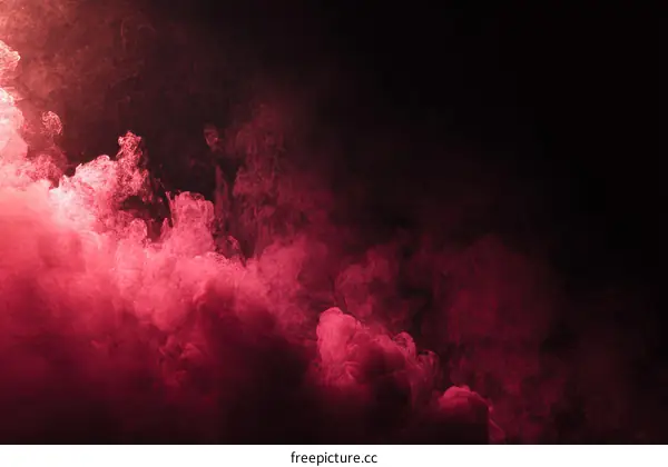 Abstract Red Smoke Background Design