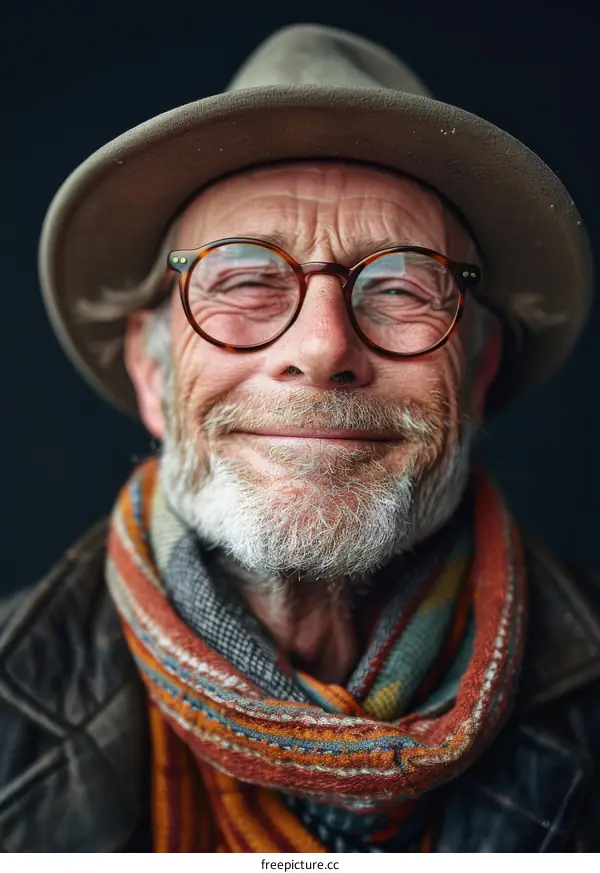 Portrait of a Smiling Senior Man