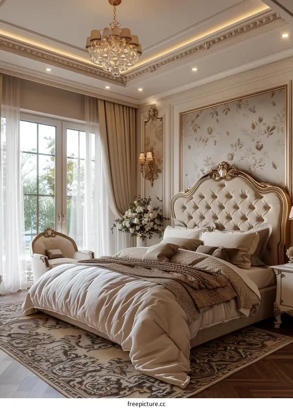 Luxury European Bedroom Interior Design
