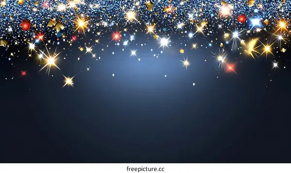 Sparkling Glitter Festive Background Design
