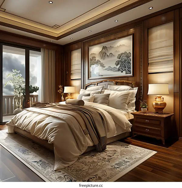 Chinese style bedroom