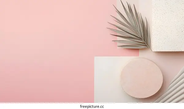 Minimalist Abstract Background with Pastel Colors