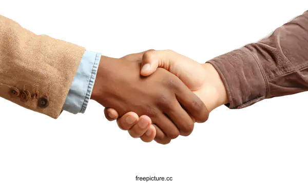 [Transparent Background PNG]Business Deal Partnership Handshake Agreement