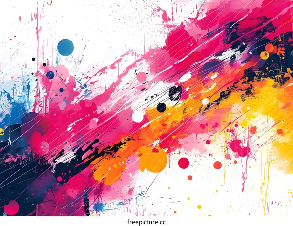 Colorful abstract painting