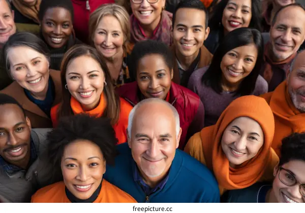 A Diverse Group of People from Around the World