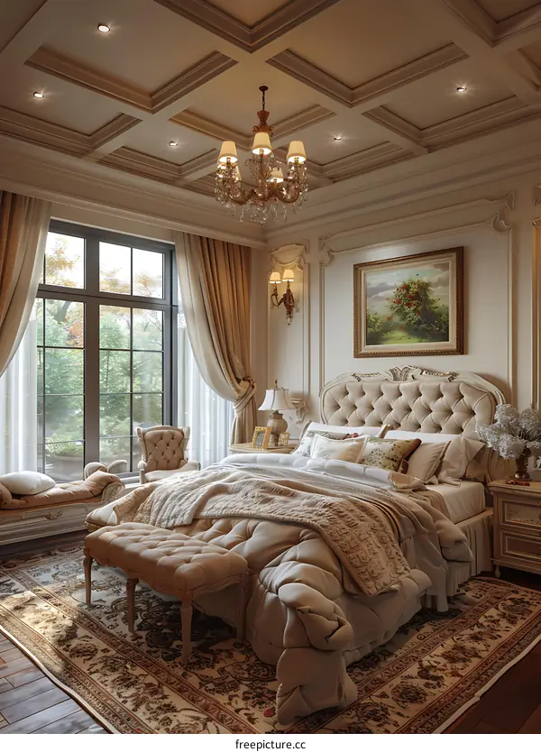 European-style bedroom