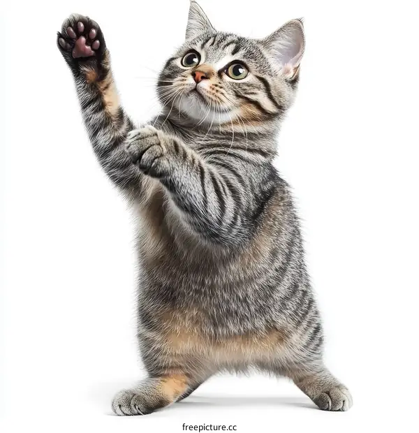 Playful Kitten in Action