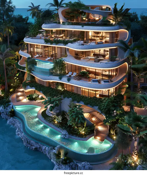 Modern Tropical Luxury High-Rise Residence