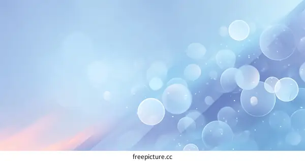 Abstract Light Blue and Soft Pastel Background Design